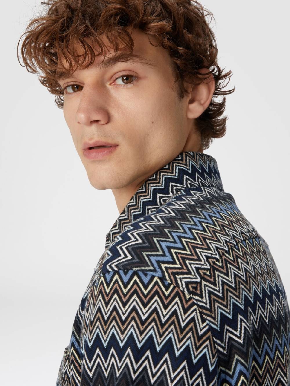 M Missoni Camicia in cotone zig zag 2025