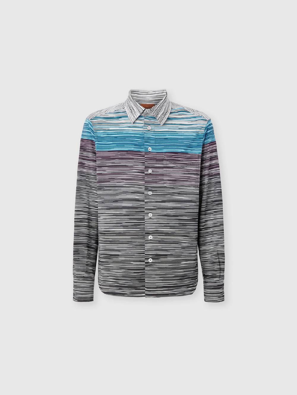 M Missoni Camicia in jersey di cotone fiammato In Linea