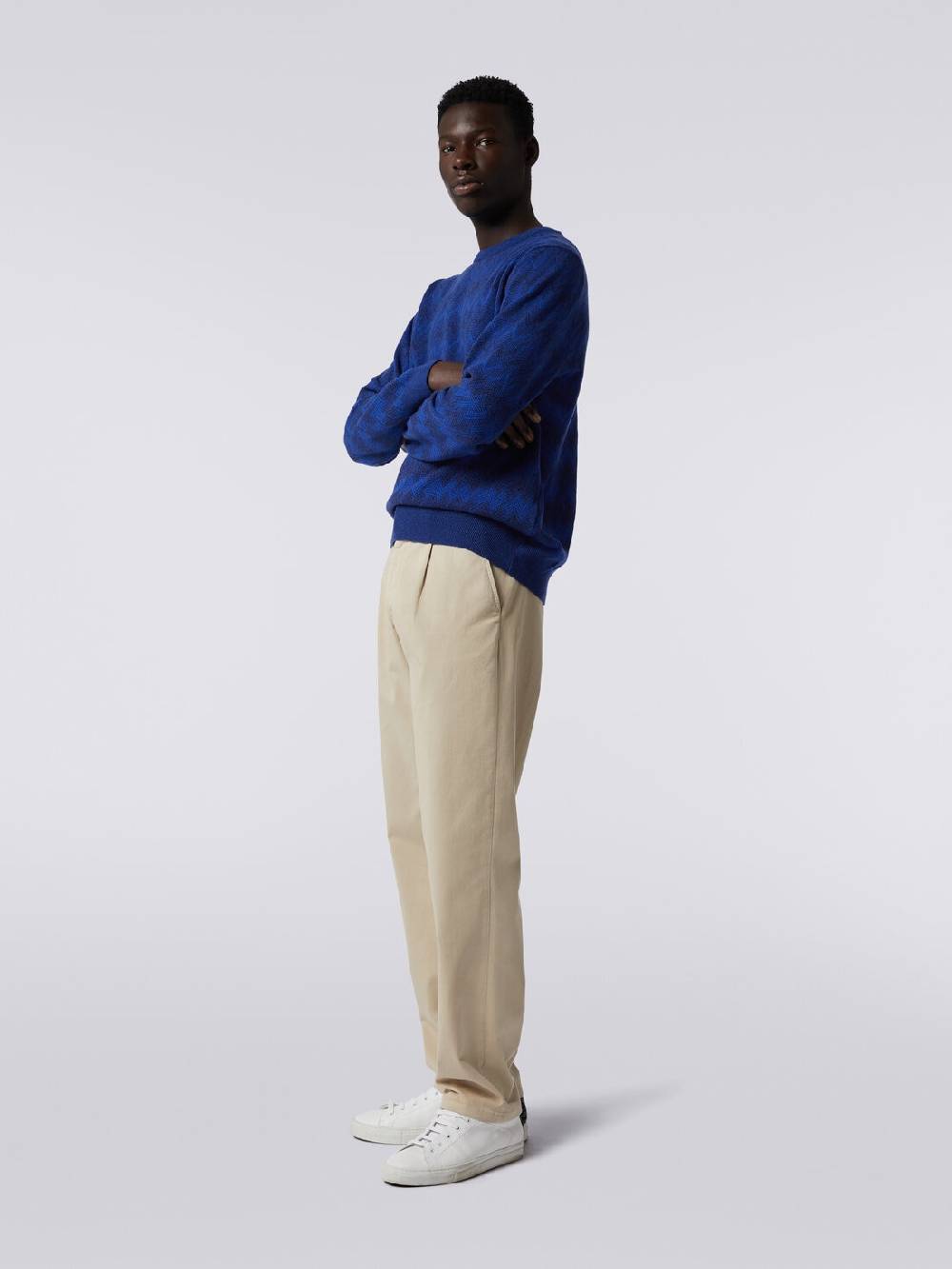 M Missoni Pantaloni chino in cotone Spedizione Gratuita