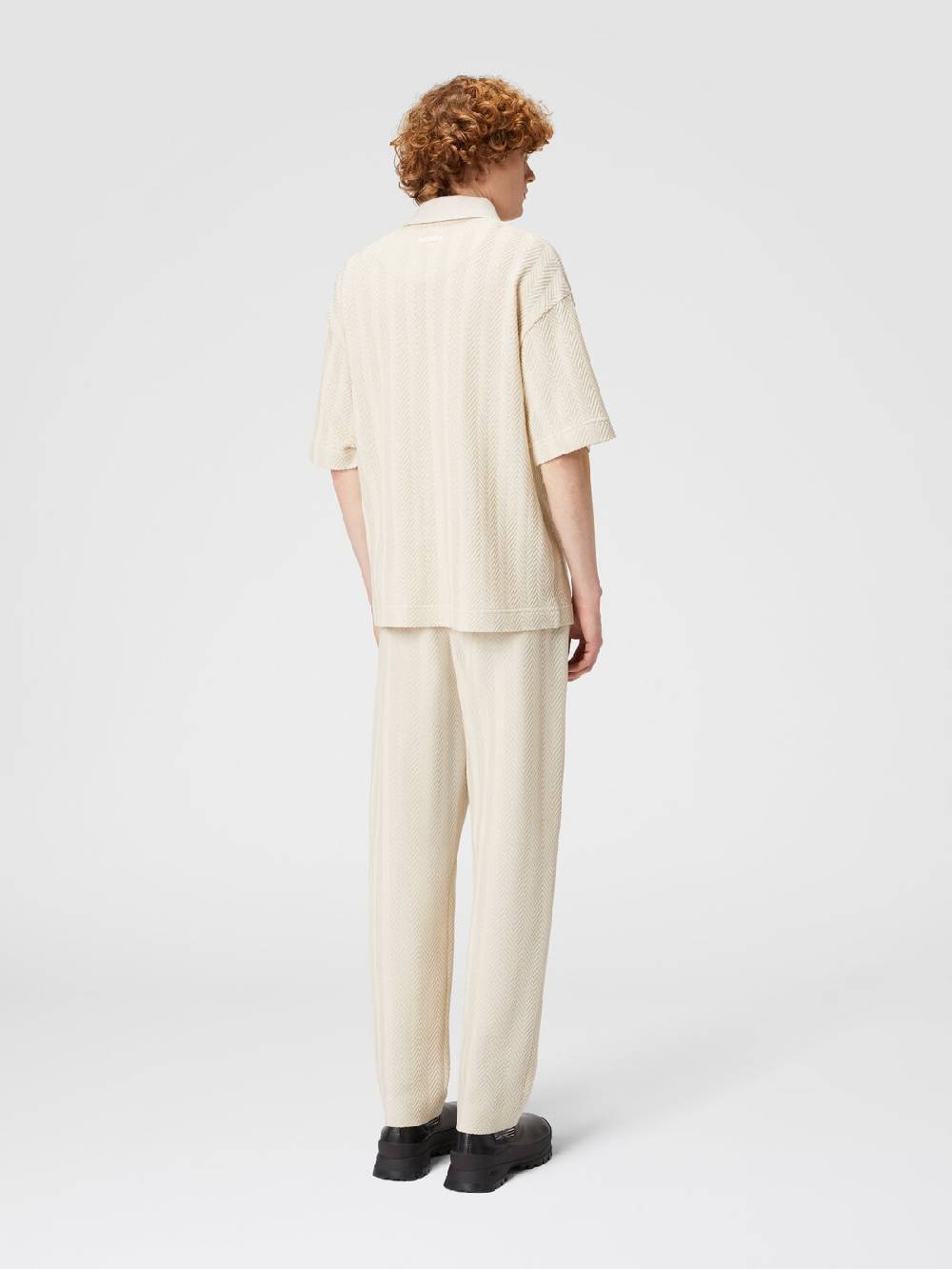 M Missoni Pantaloni classici in cotone e viscosa zig zag Negozi Online
