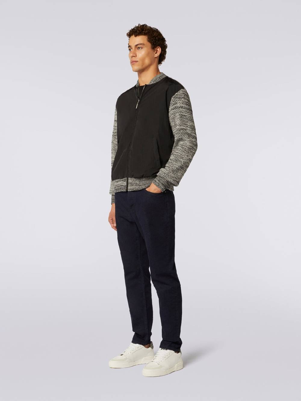 M Missoni Bomber in misto cotone e nylon Consegna Veloce
