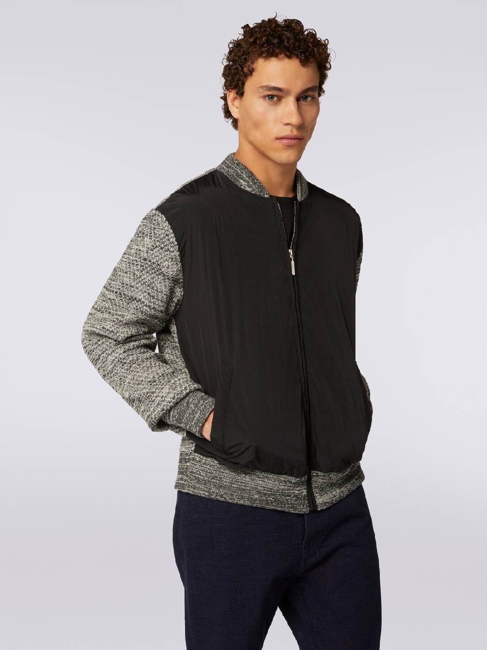 M Missoni Bomber in misto cotone e nylon Consegna Veloce