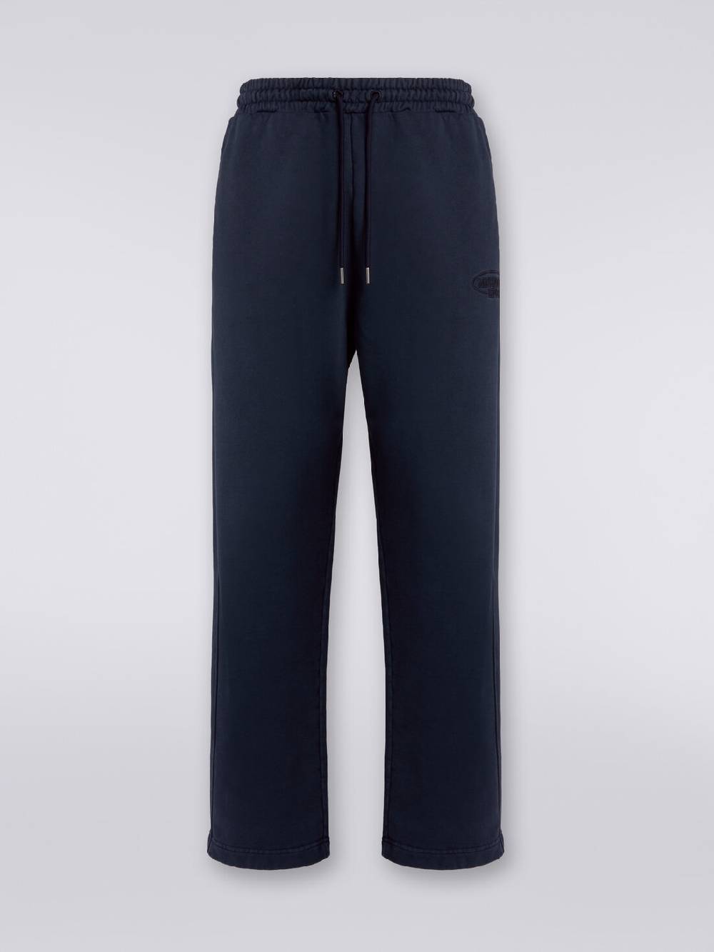 M Missoni Pantaloni in felpa di cotone con logo Presa