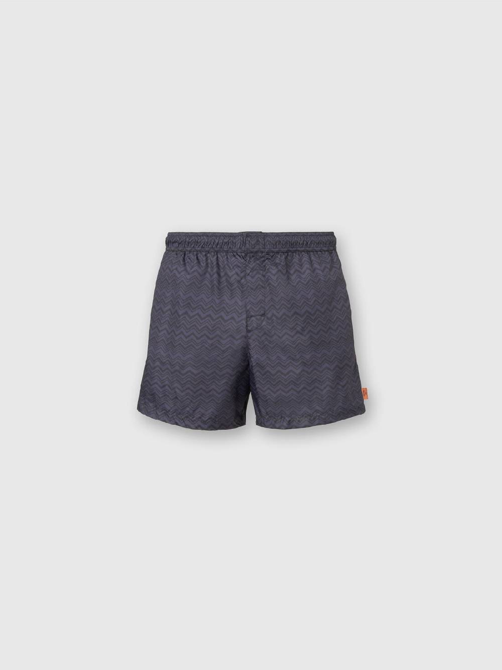 M Missoni Boxer mare con stampa zig zag tonale Saldi Di Fabbrica