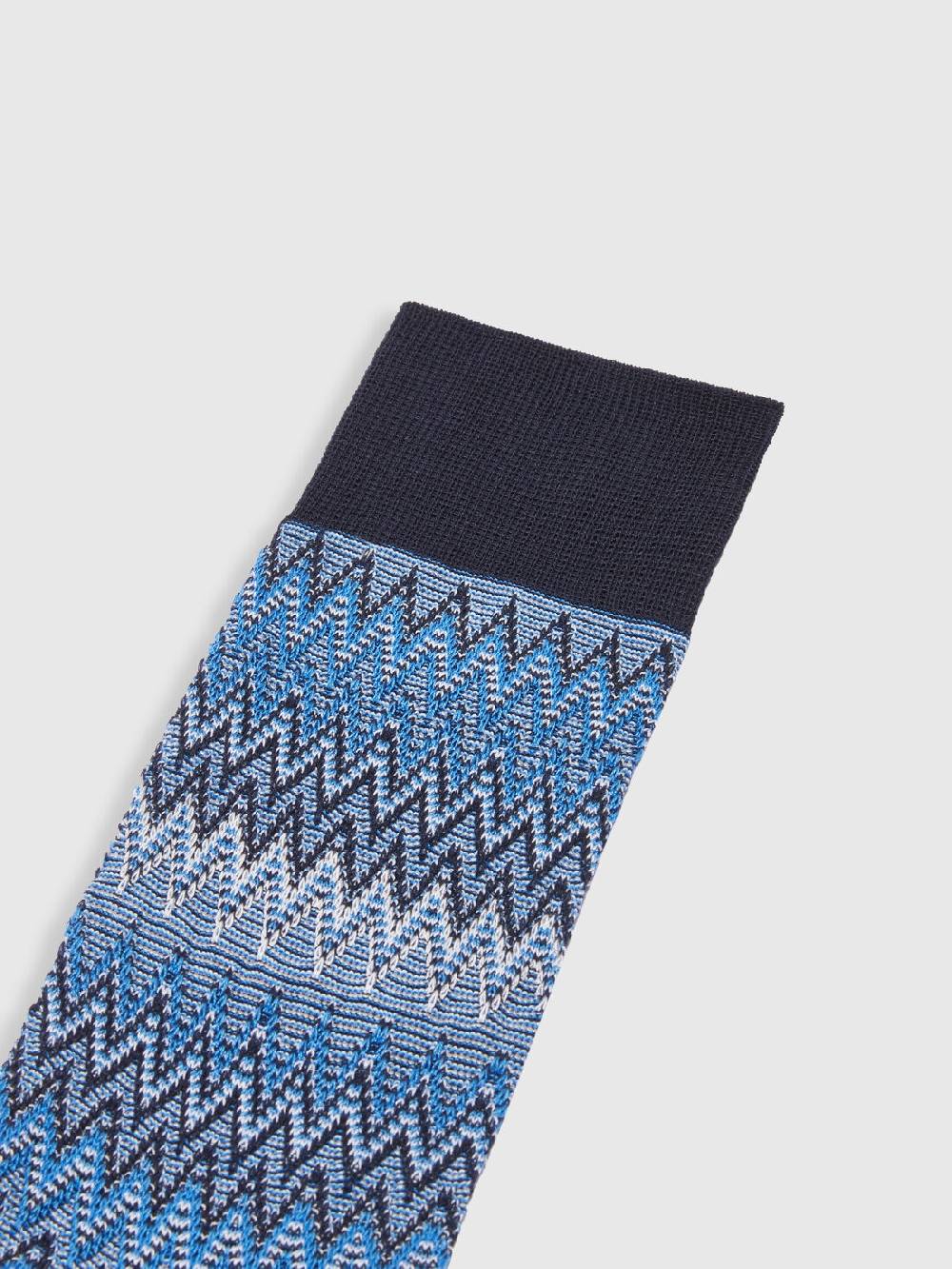 M Missoni Calzini corti in misto cotone chevron Pezzi Unici