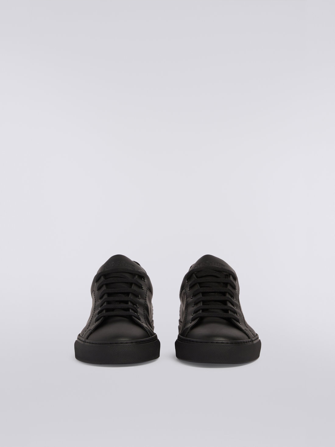 M Missoni Sneakers in pelle con inserto fiammato Prezzo Ridotto