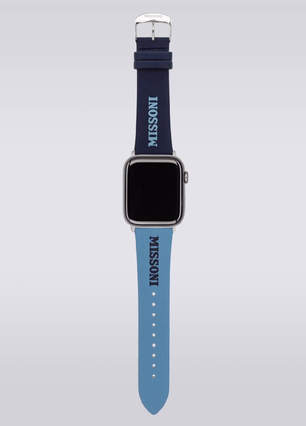 M Missoni Cinturino Apple con scritta Missoni da 24 mm Sconto