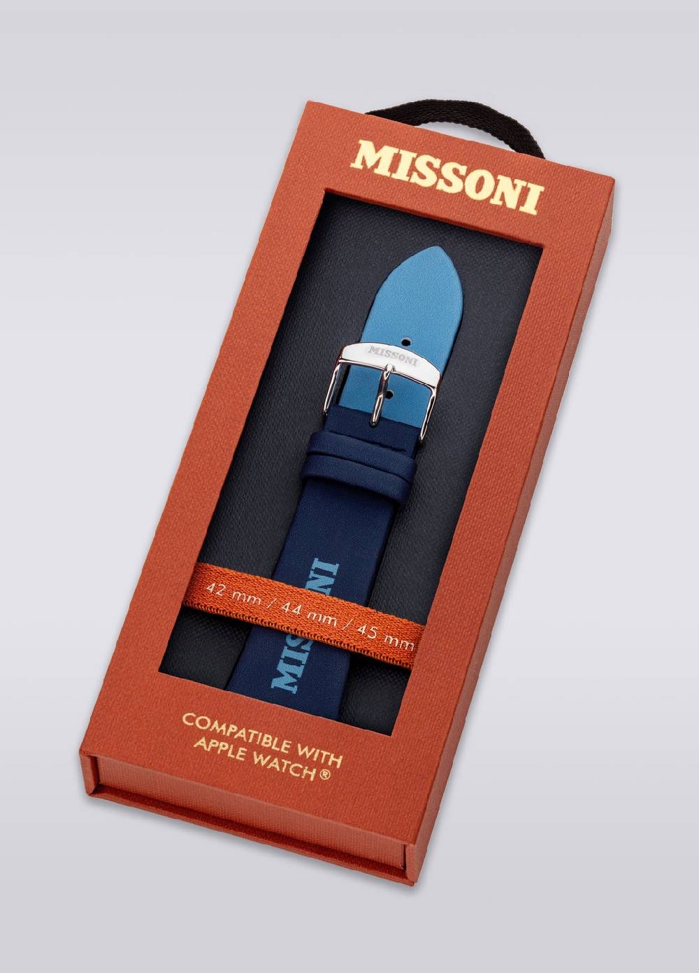 M Missoni Cinturino Apple con scritta Missoni da 24 mm Sconto