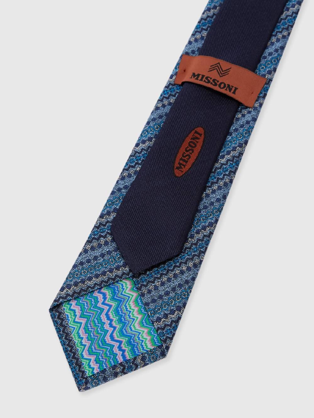 M Missoni Cravatta in seta multilavorata Vendite Flash
