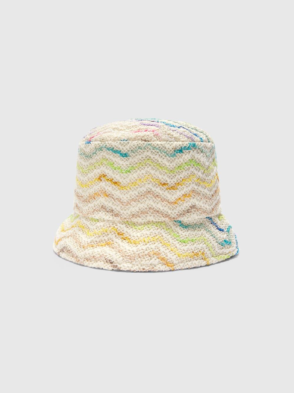 M Missoni Bucket hat in maglia di misto cotone chevron Negozio