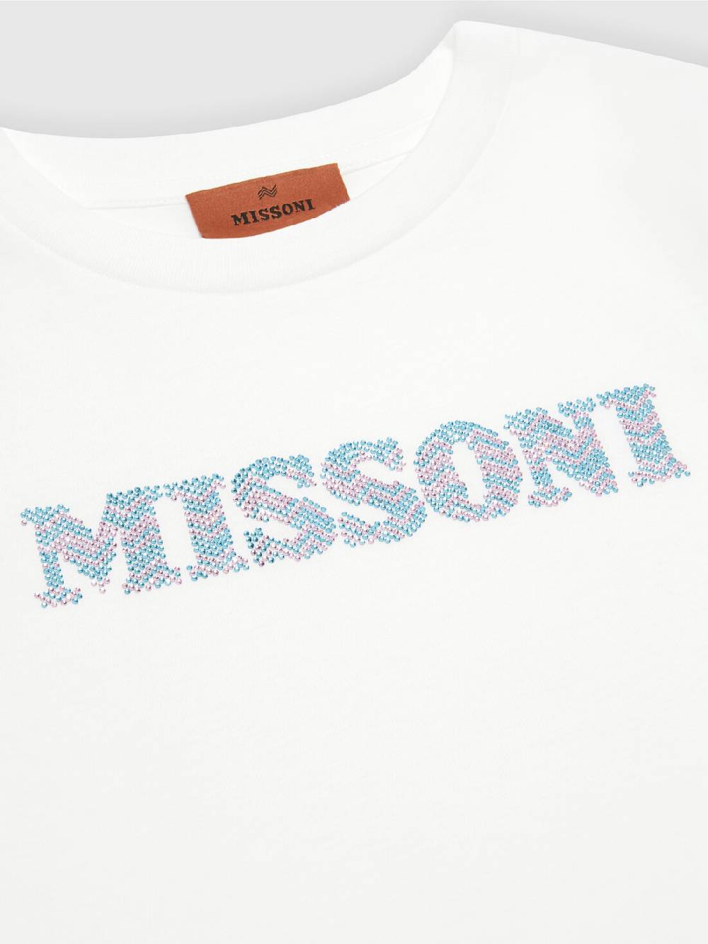 M Missoni T-shirt in jersey di cotone logata In Saldo