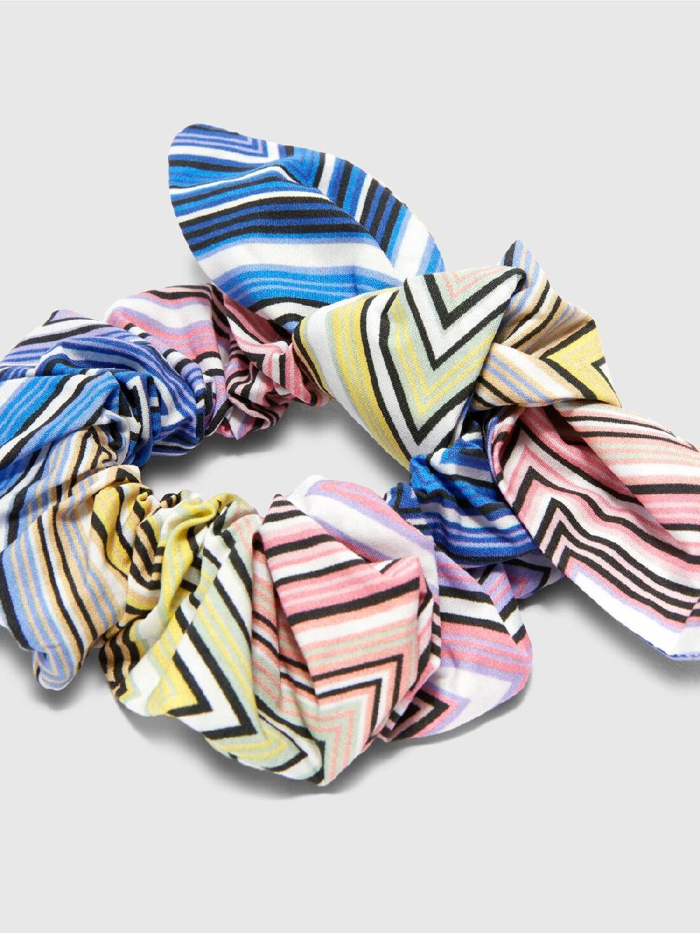 M Missoni Scrunchie in cotone chevron Vendita