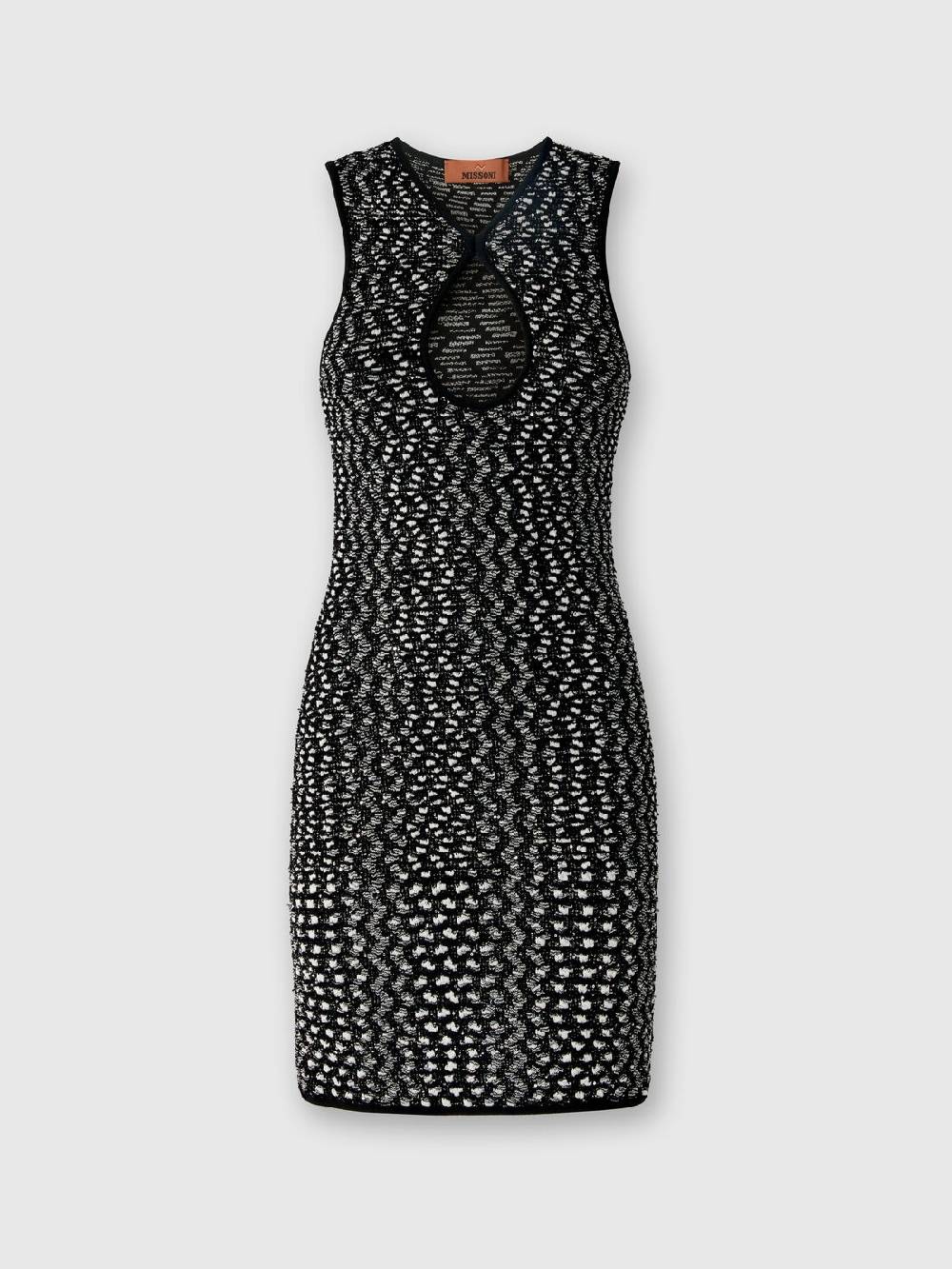 M Missoni Mini-abito senza maniche zig zag con paillettes Negozi Online