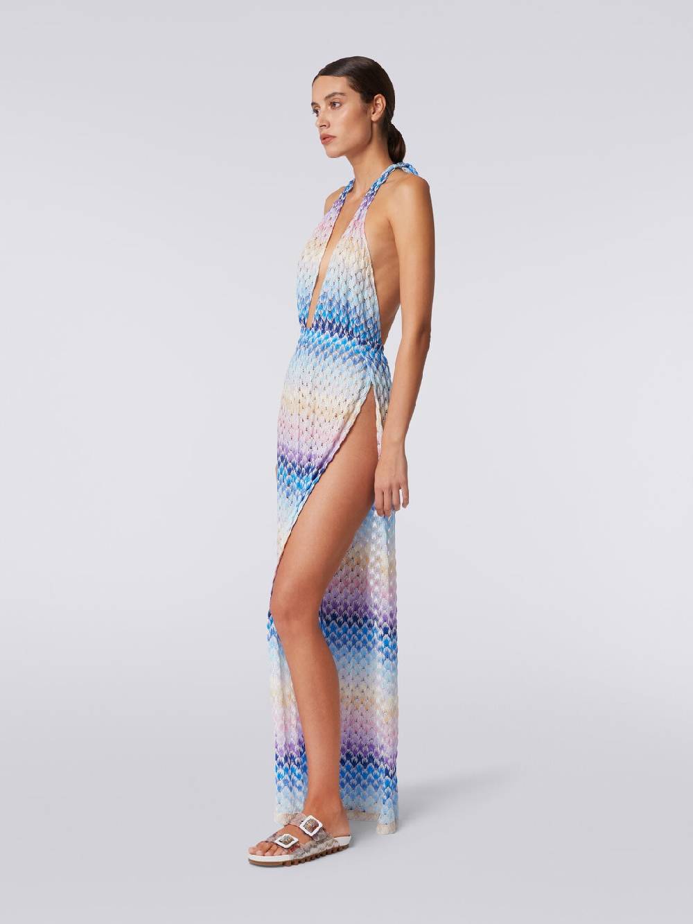 M Missoni Tuta pantalone effetto pizzo dégradé con lurex Fino Al -60%