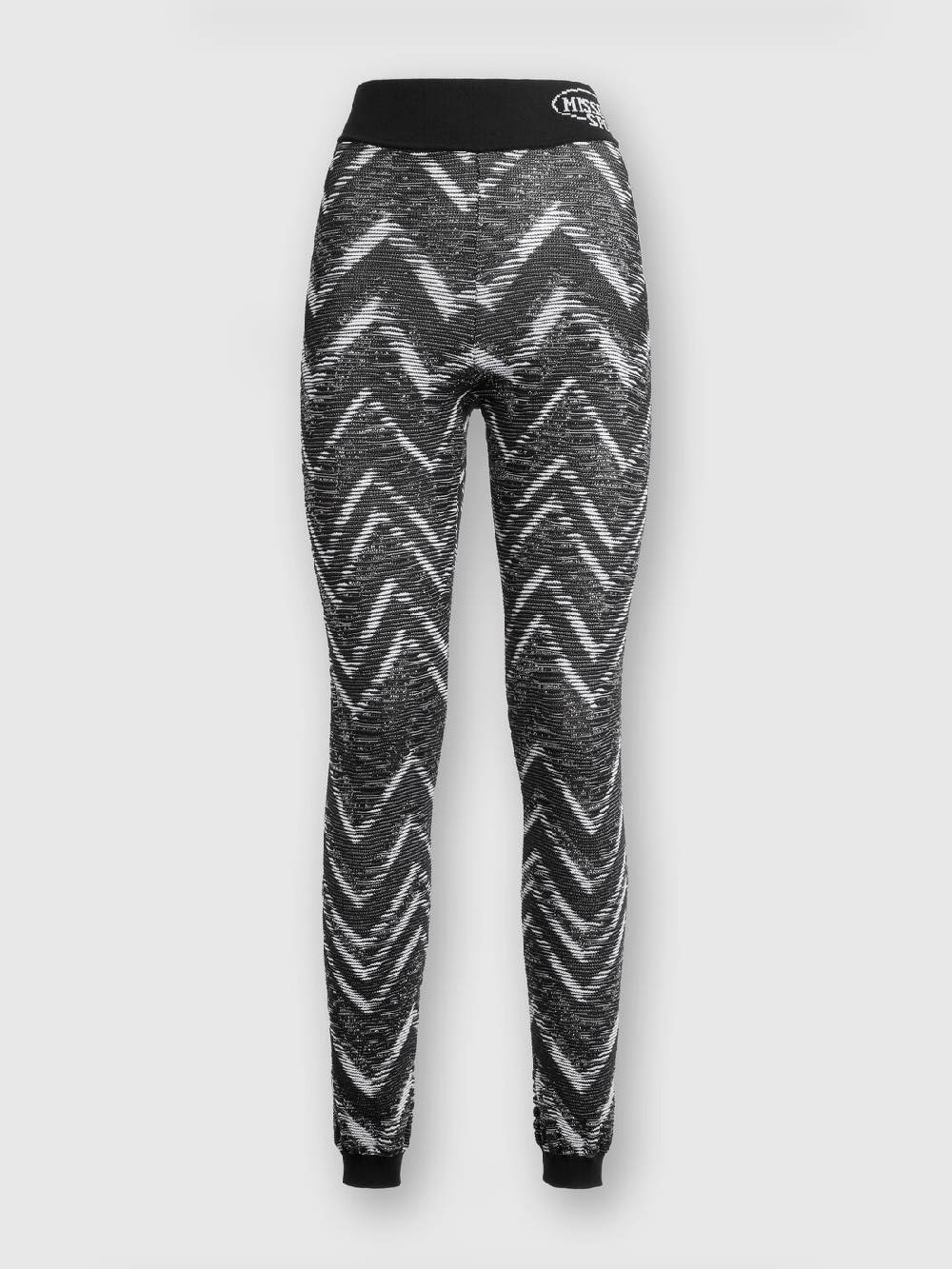 M Missoni Leggings in maglia con lurex e logo Online