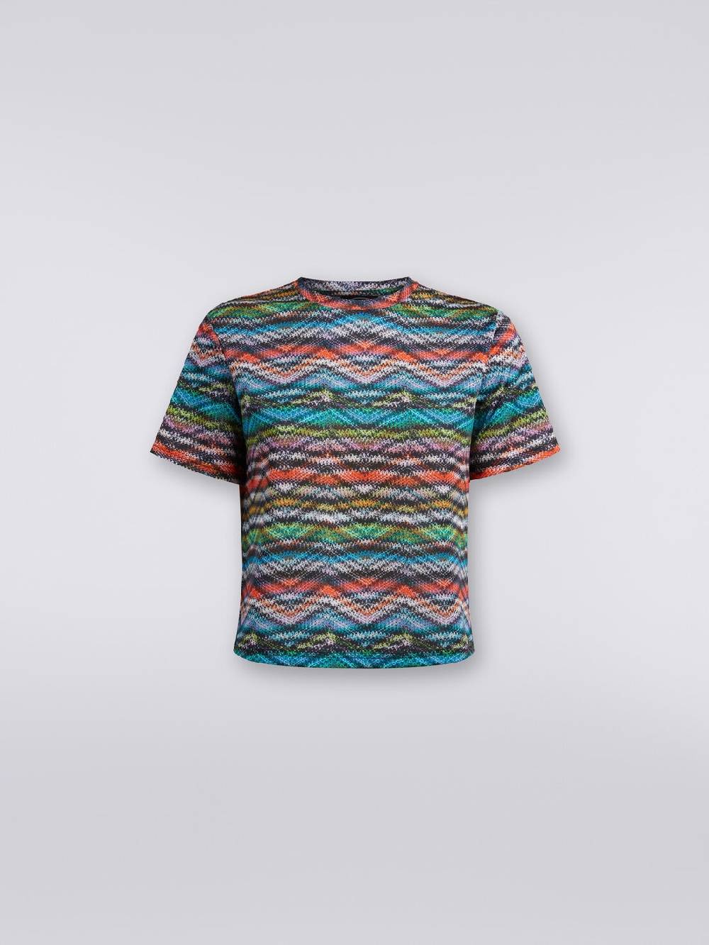 M Missoni T-shirt in nylon stretch stampato Offerte