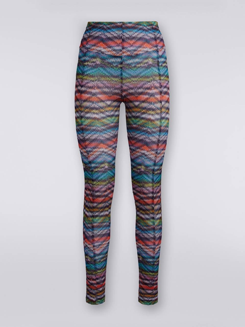 M Missoni Leggings in tessuto stretch stampa zig zag Vendita Calda