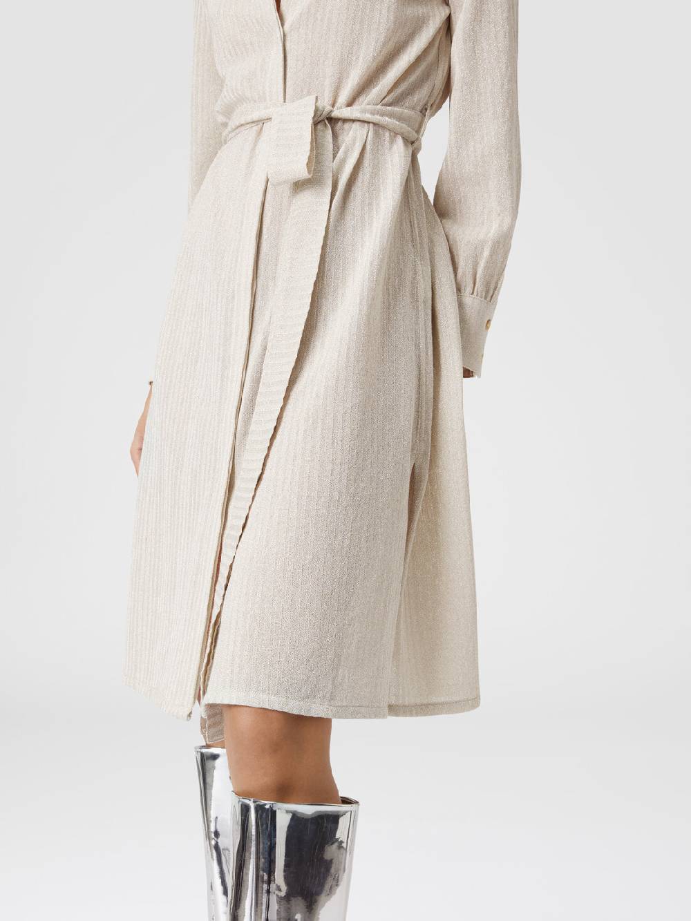 M Missoni Abito in cotone e viscosa lamé Vendite Flash