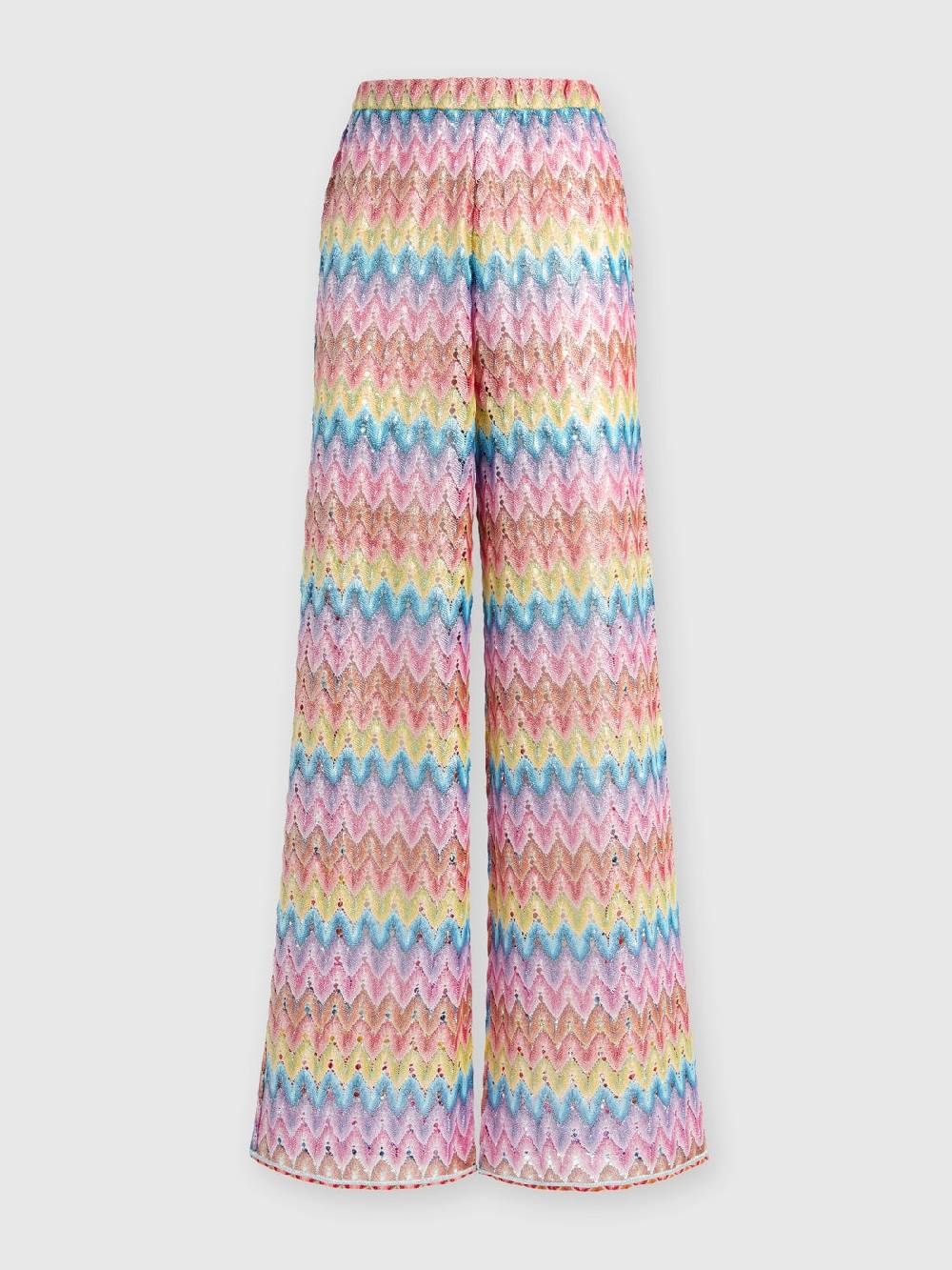 M Missoni Pantaloni in pizzo di misto cotone spalmato Qualità Garantita
