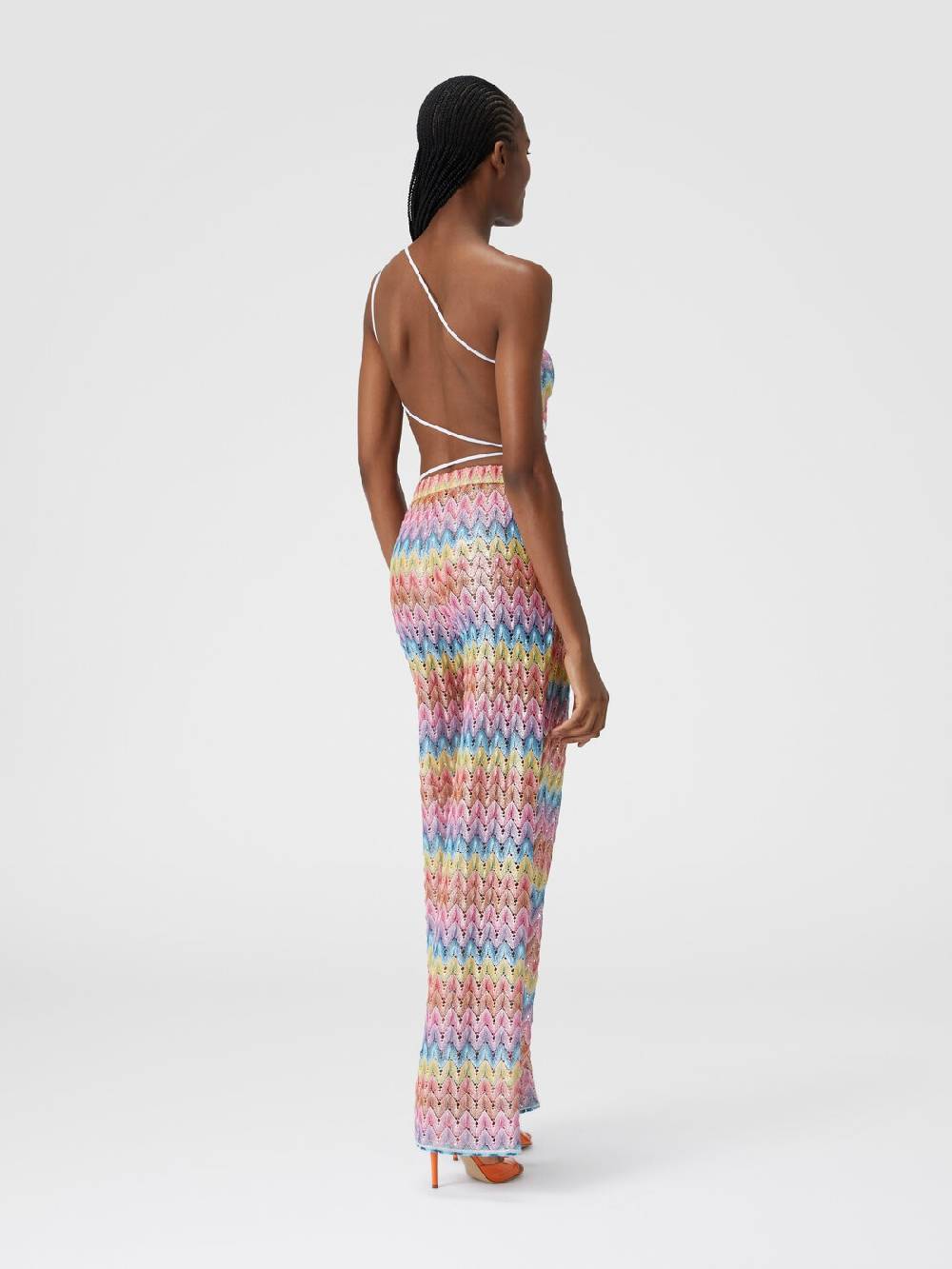 M Missoni Pantaloni in pizzo di misto cotone spalmato Qualità Garantita