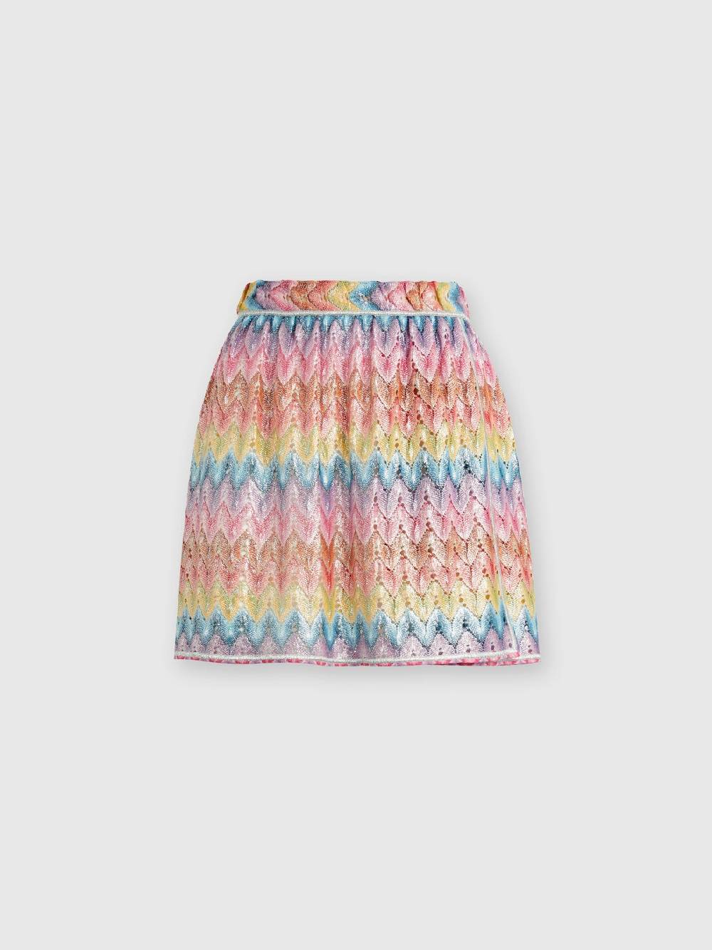 M Missoni Mingonna a portafoglio in pizzo di misto cotone spalmato Negozi Online