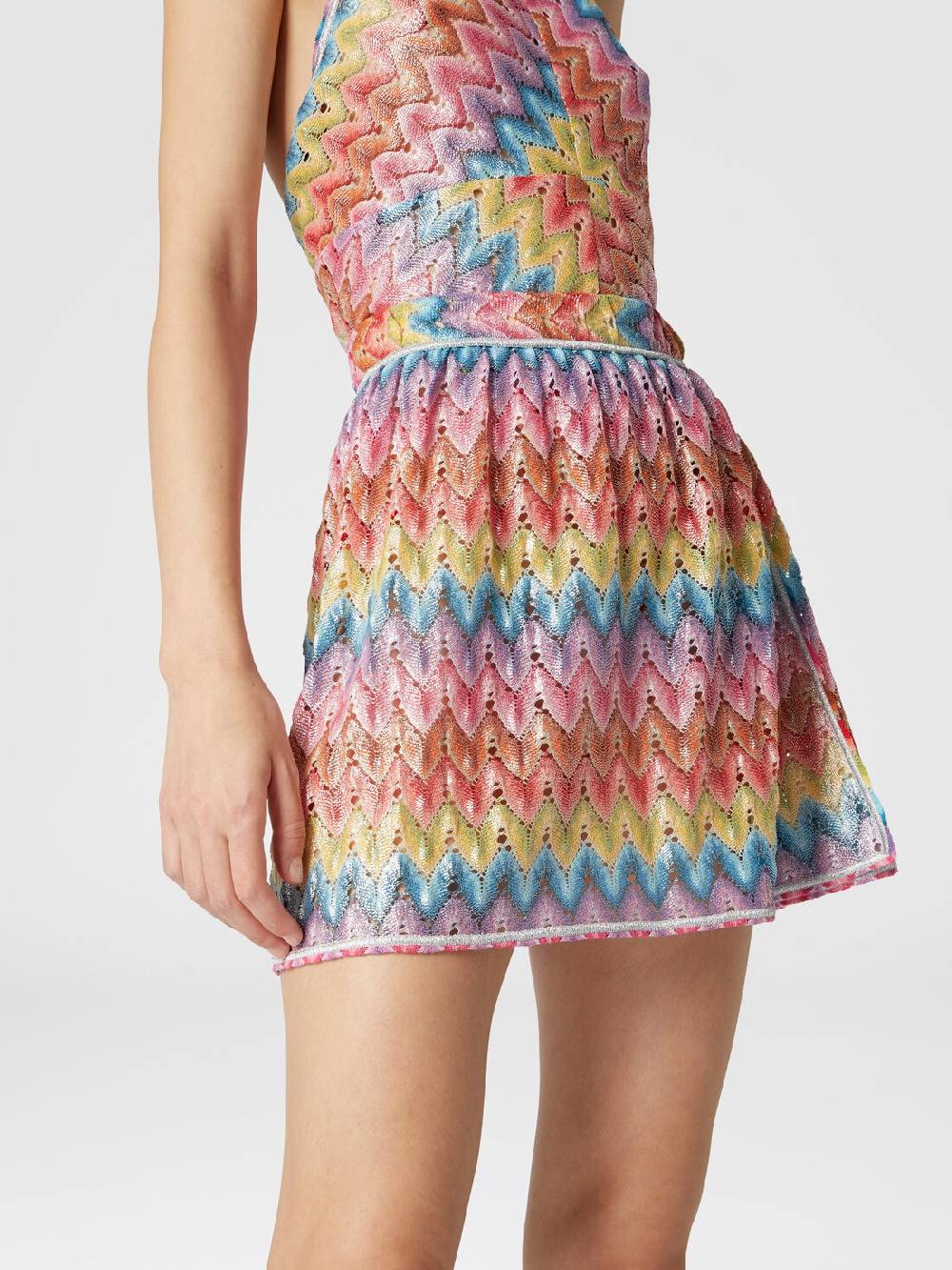 M Missoni Mingonna a portafoglio in pizzo di misto cotone spalmato Negozi Online