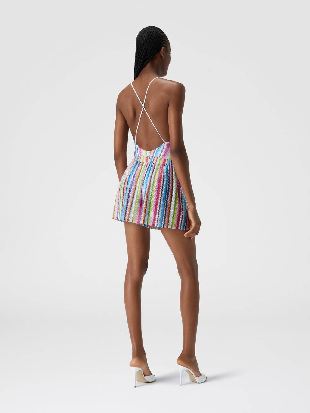 M Missoni Shorts copricostume stampa zig zag Acquista Ora