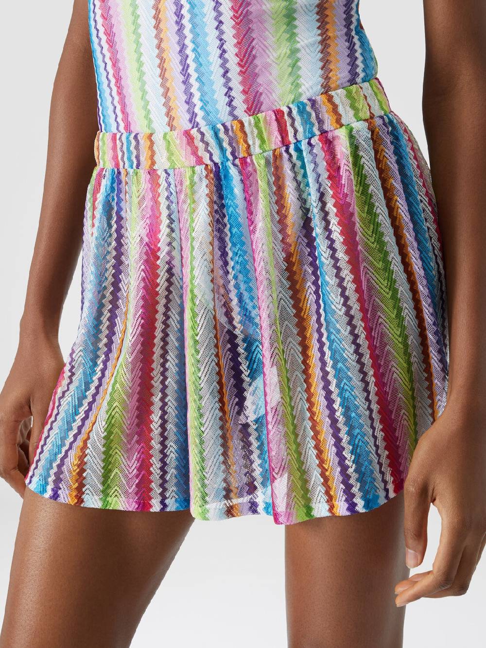 M Missoni Shorts copricostume stampa zig zag Acquista Ora