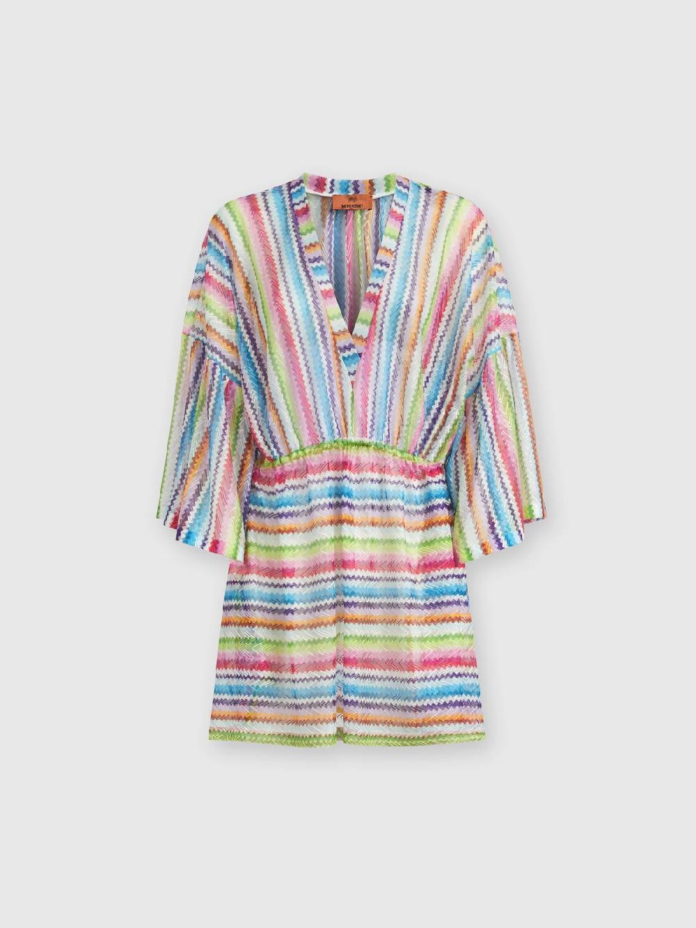 M Missoni Caftano copricostume corto stampa zig zag Sottocosto