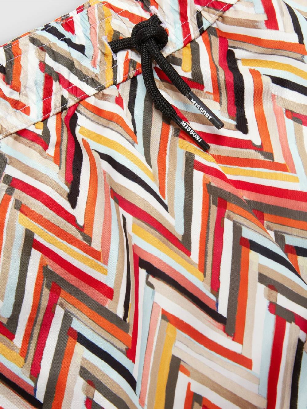 M Missoni Boxer mare con pattern zig zag e logo Novità