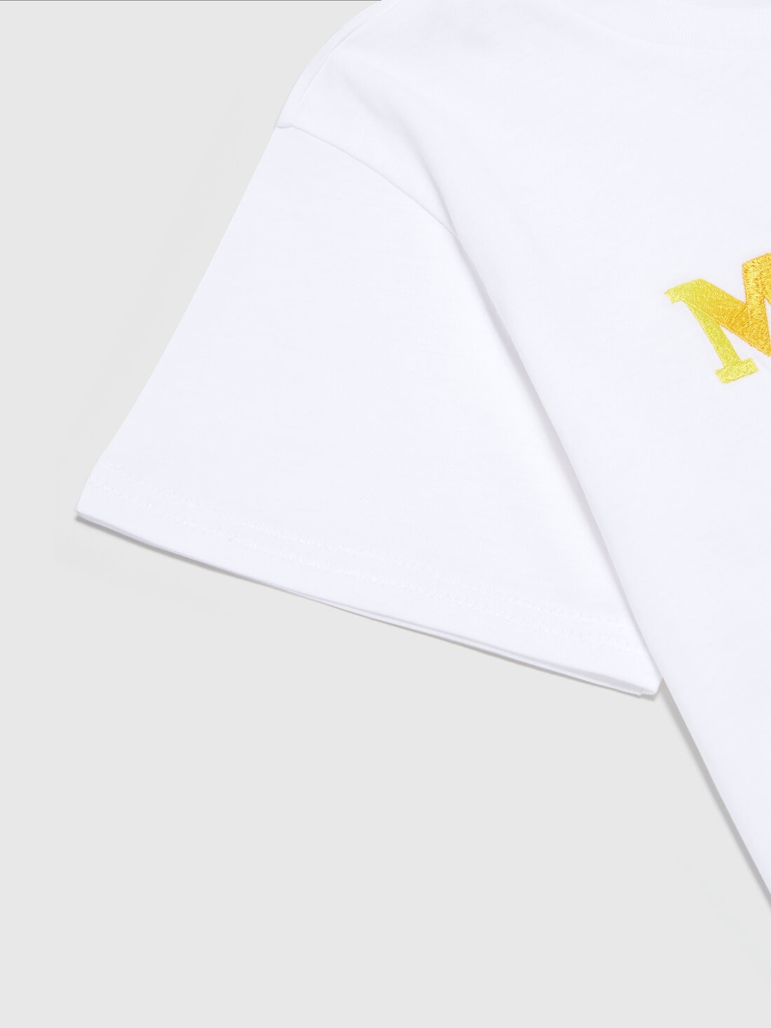 M Missoni T-shirt in jersey di cotone con scritta logo Presa