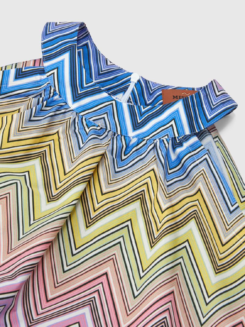 M Missoni Abito in cotone chevron Hotsell