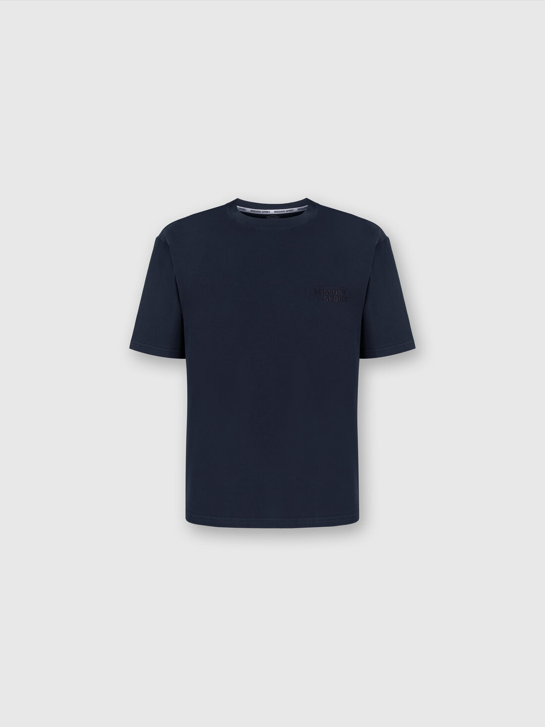 M Missoni T-shirt girocollo in cotone con logo I Più Venduti