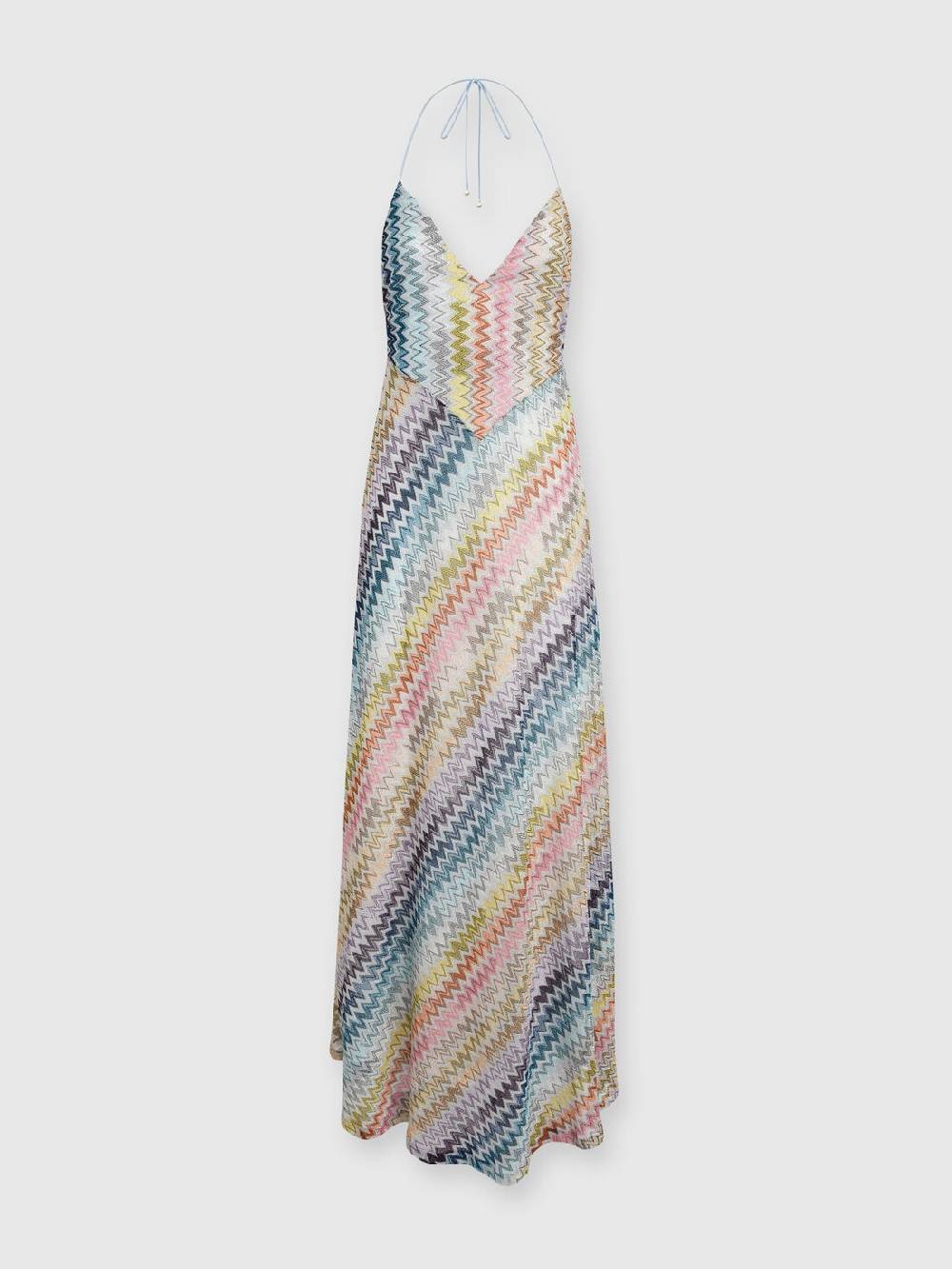M Missoni Slip dress con laccetto sul collo e applicazioni in perle Qualità