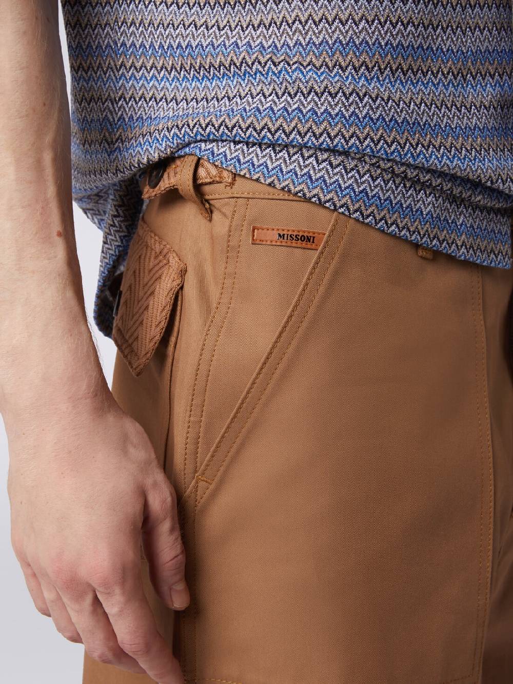 M Missoni Cargo pants in misto cotone Promozione