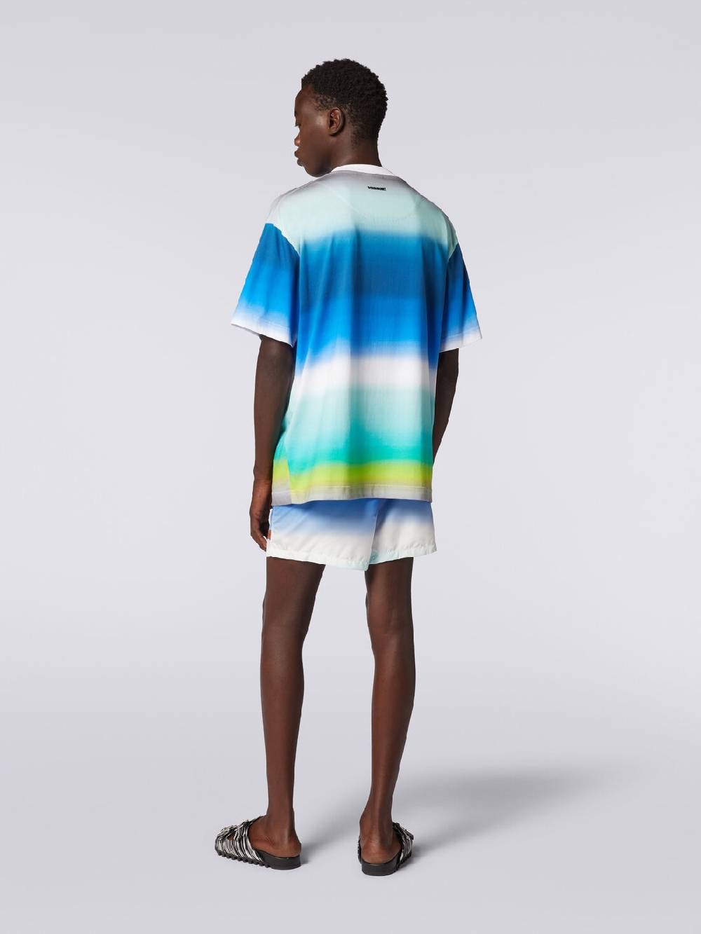 M Missoni T-shirt oversize in cotone con stampa dégradé Soddisfazione Garantita