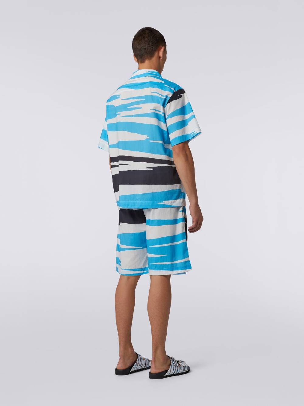 M Missoni Camicia a maniche corte modello bowling in cotone Acquista Ora