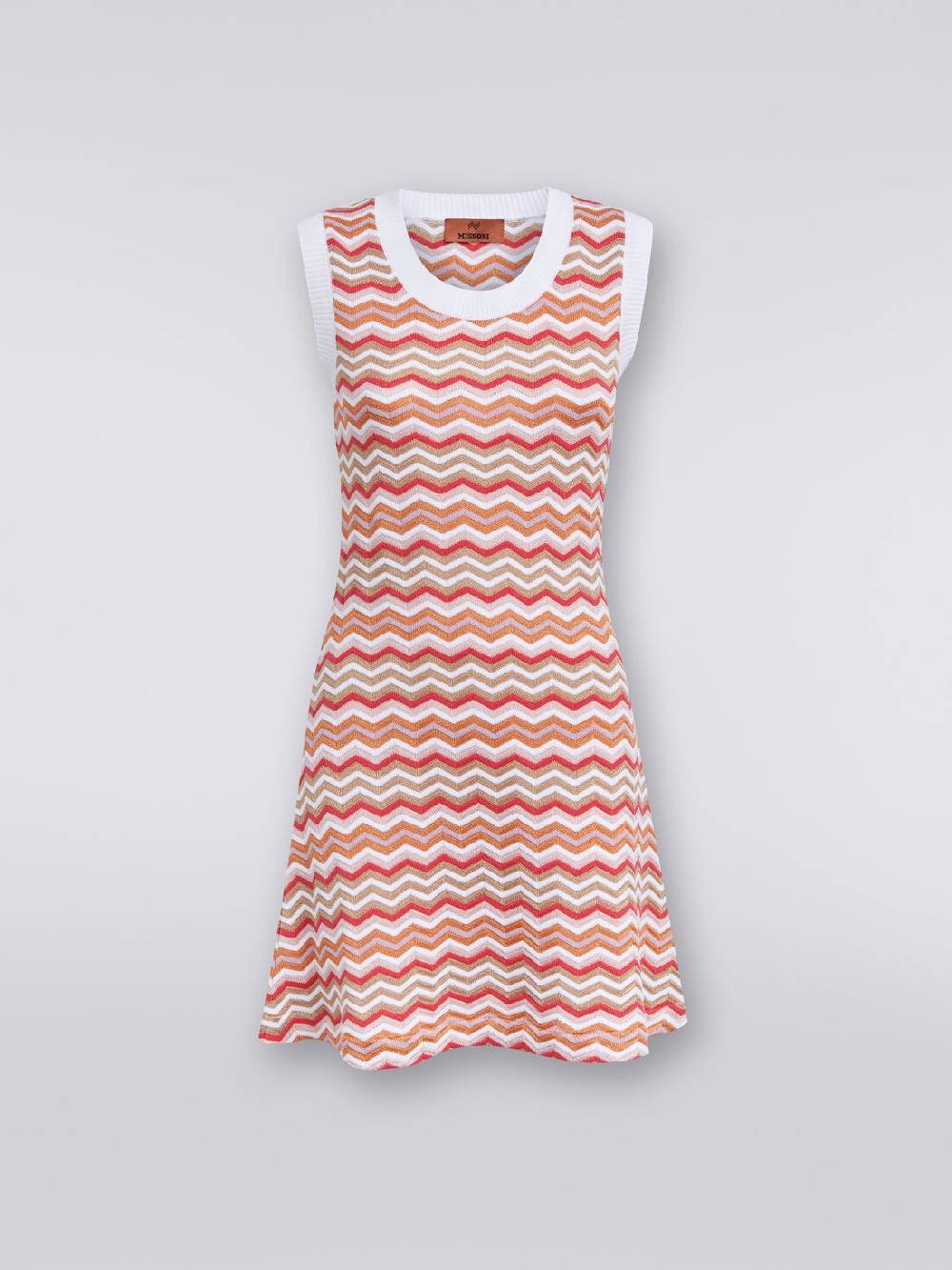 M Missoni Abito senza maniche in maglia zig zag Economico