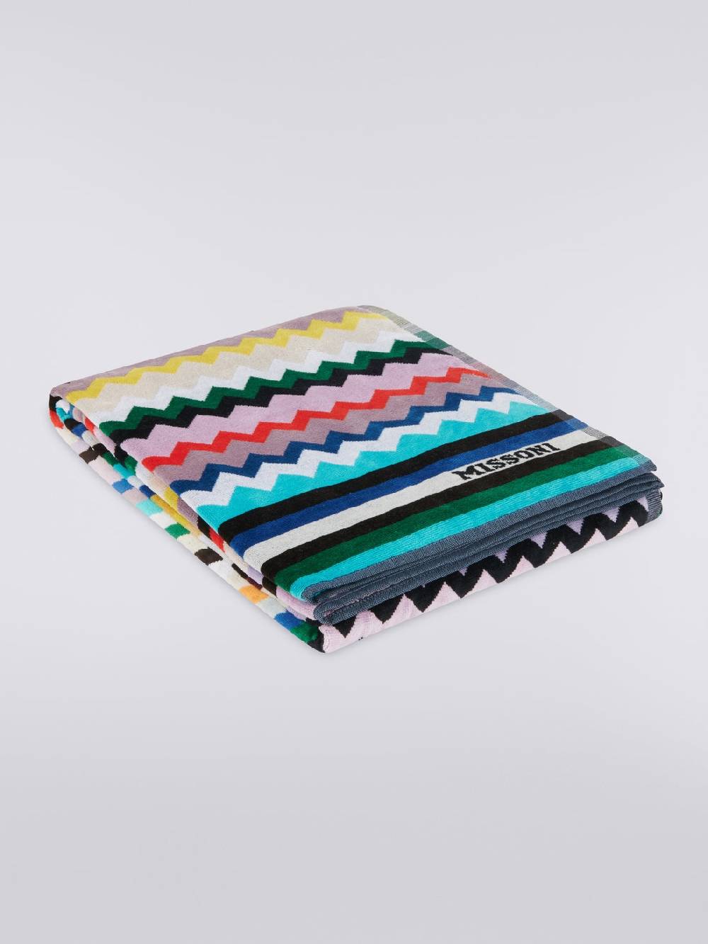 M Missoni Telo mare 100x180 cm Carlie in spugna di cotone chevron
