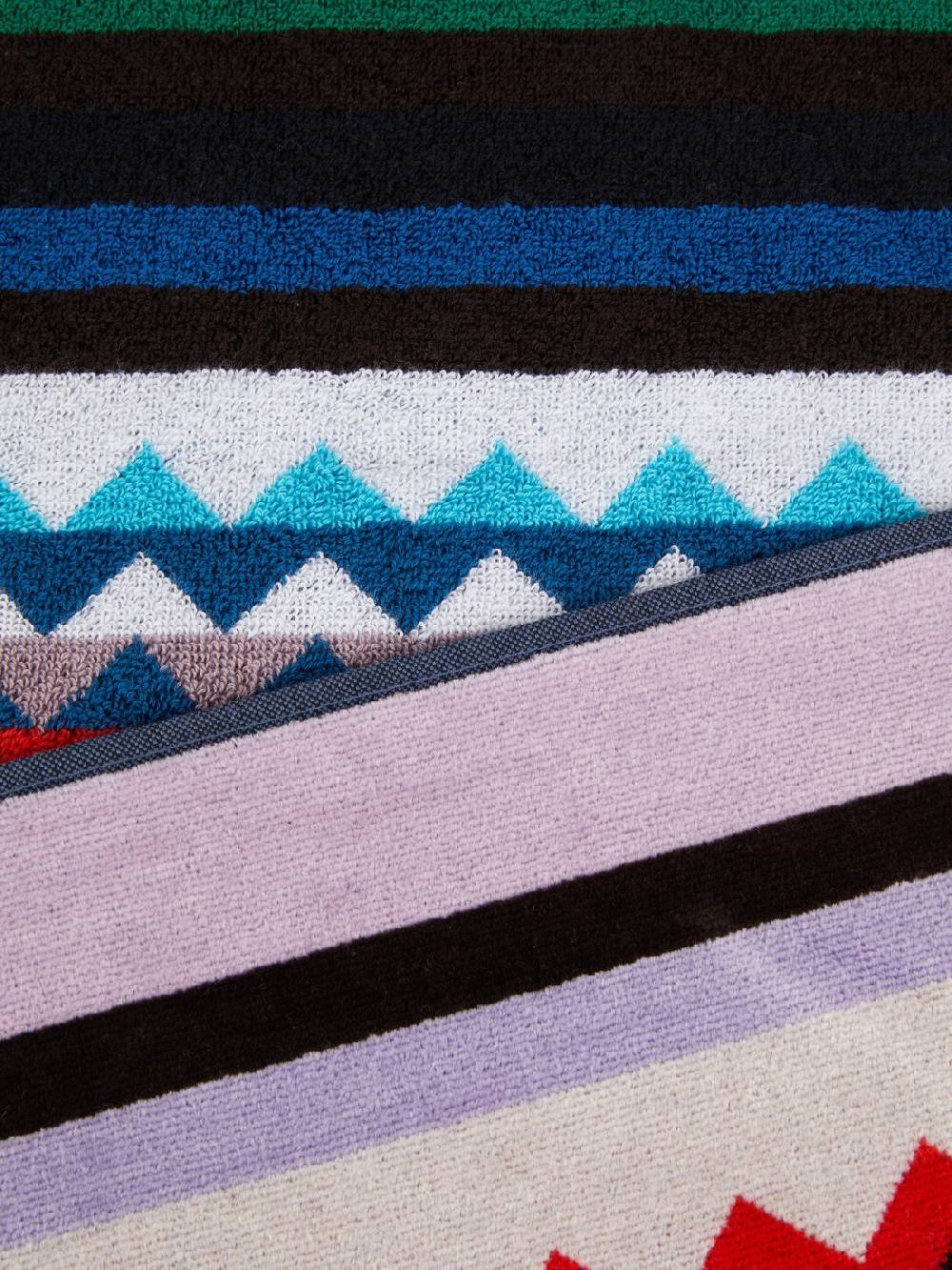 M Missoni Telo mare 100x180 cm Carlie in spugna di cotone chevron Saldi