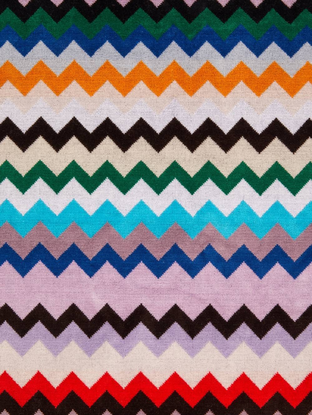 M Missoni Telo mare 100x180 cm Carlie in spugna di cotone chevron Saldi