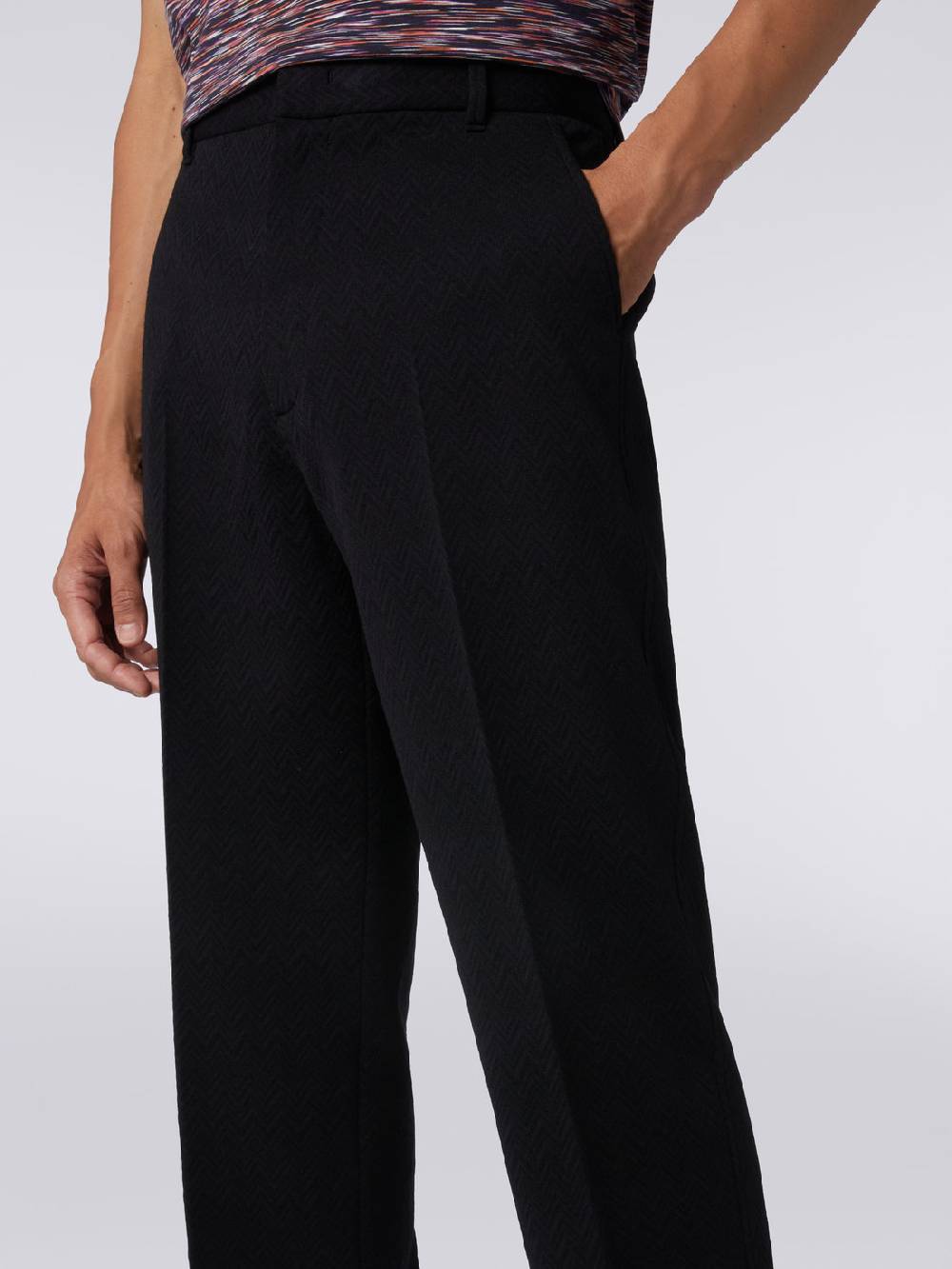M Missoni Pantaloni in misto lana chevron Moda