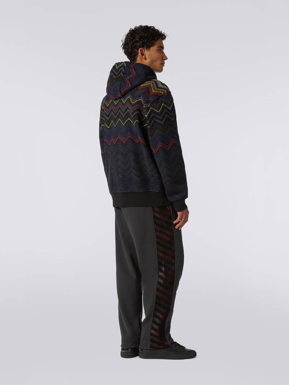 M Missoni Felpa con cappuccio e tasca a marsupio in collaborazione con Mike Maignan 2025