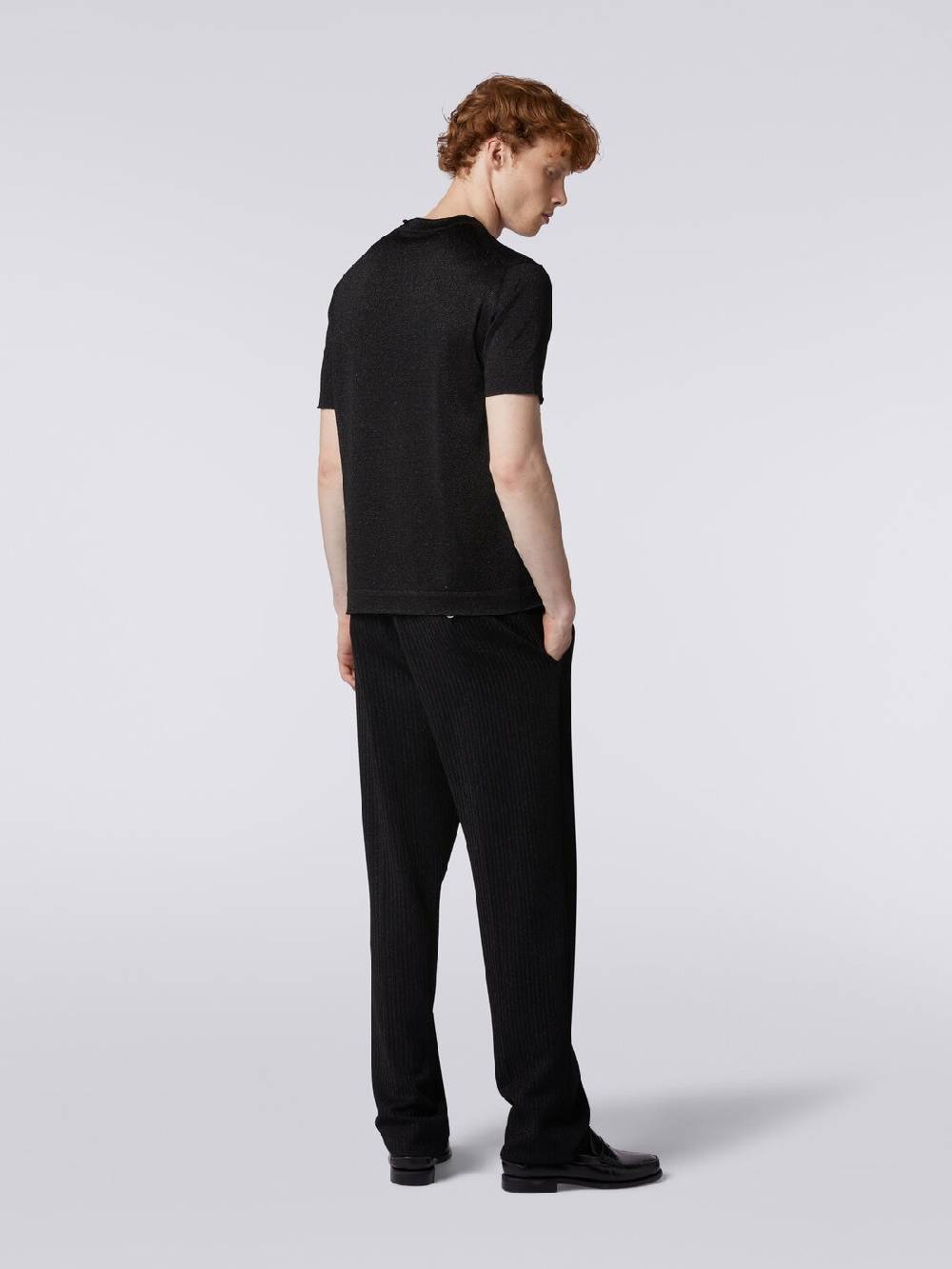 M Missoni Pantaloni chino in viscosa con lurex Spedizione Gratuita