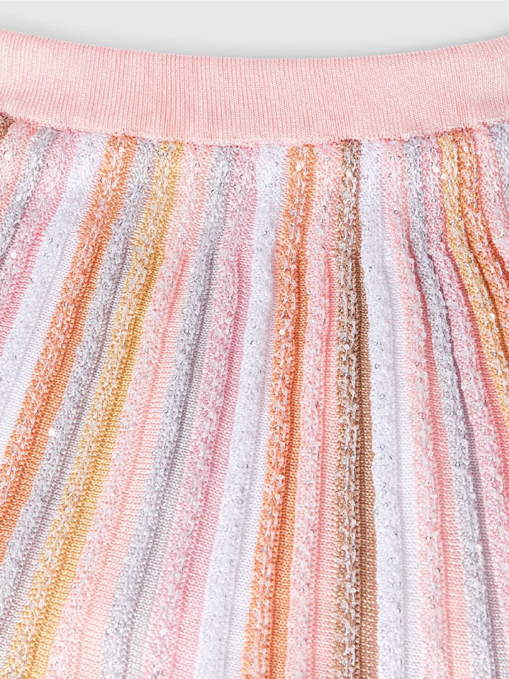 M Missoni Gonna in maglia di viscosa plissée con elastico in vita Outlet
