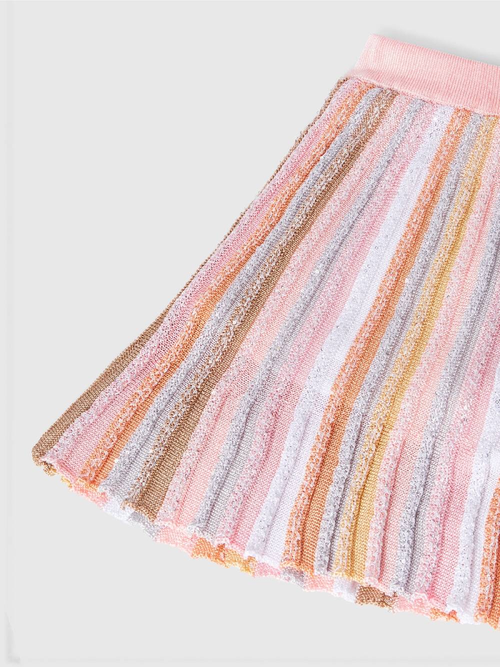 M Missoni Gonna in maglia di viscosa plissée con elastico in vita Outlet