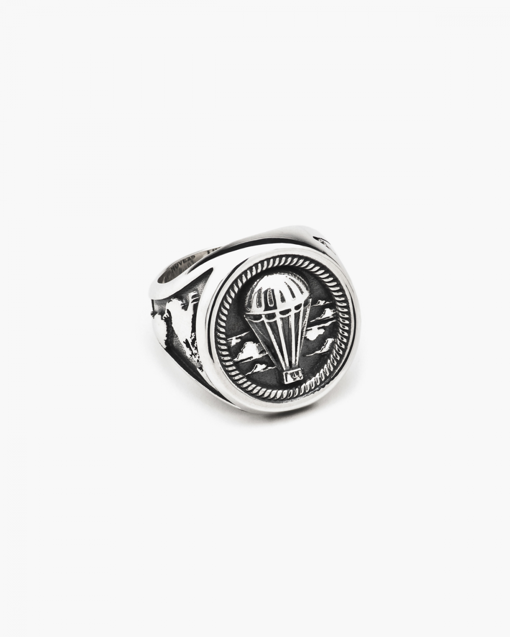 Nove25 ANELLO CHEVALIER MONGOLFIERA IN ARGENTO Qualità