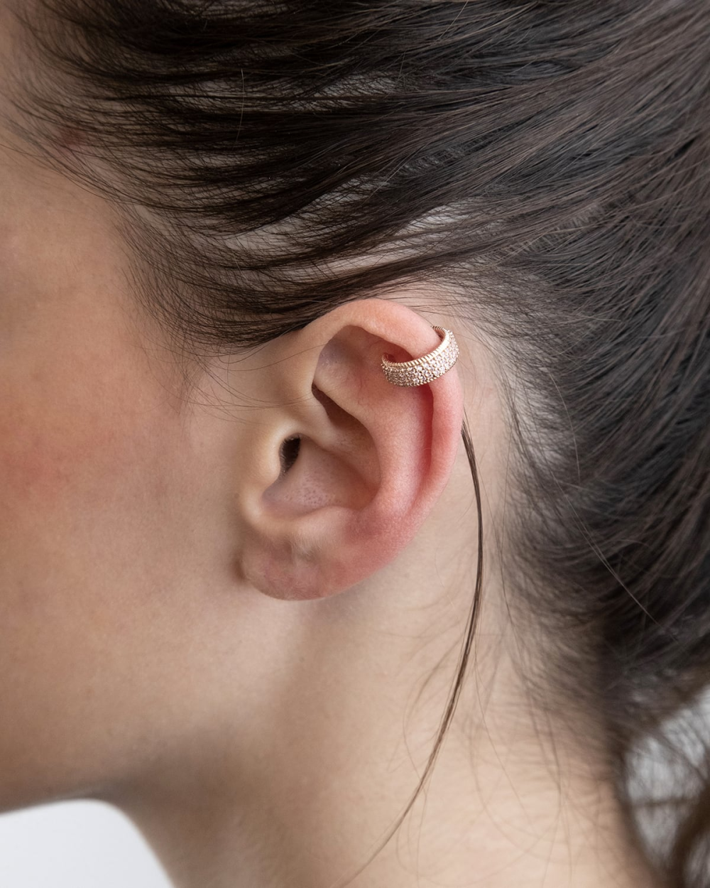 Nove25 EAR CUFF BRIGHT ROSE WRAP PLACCATO ORO ROSA Outlet
