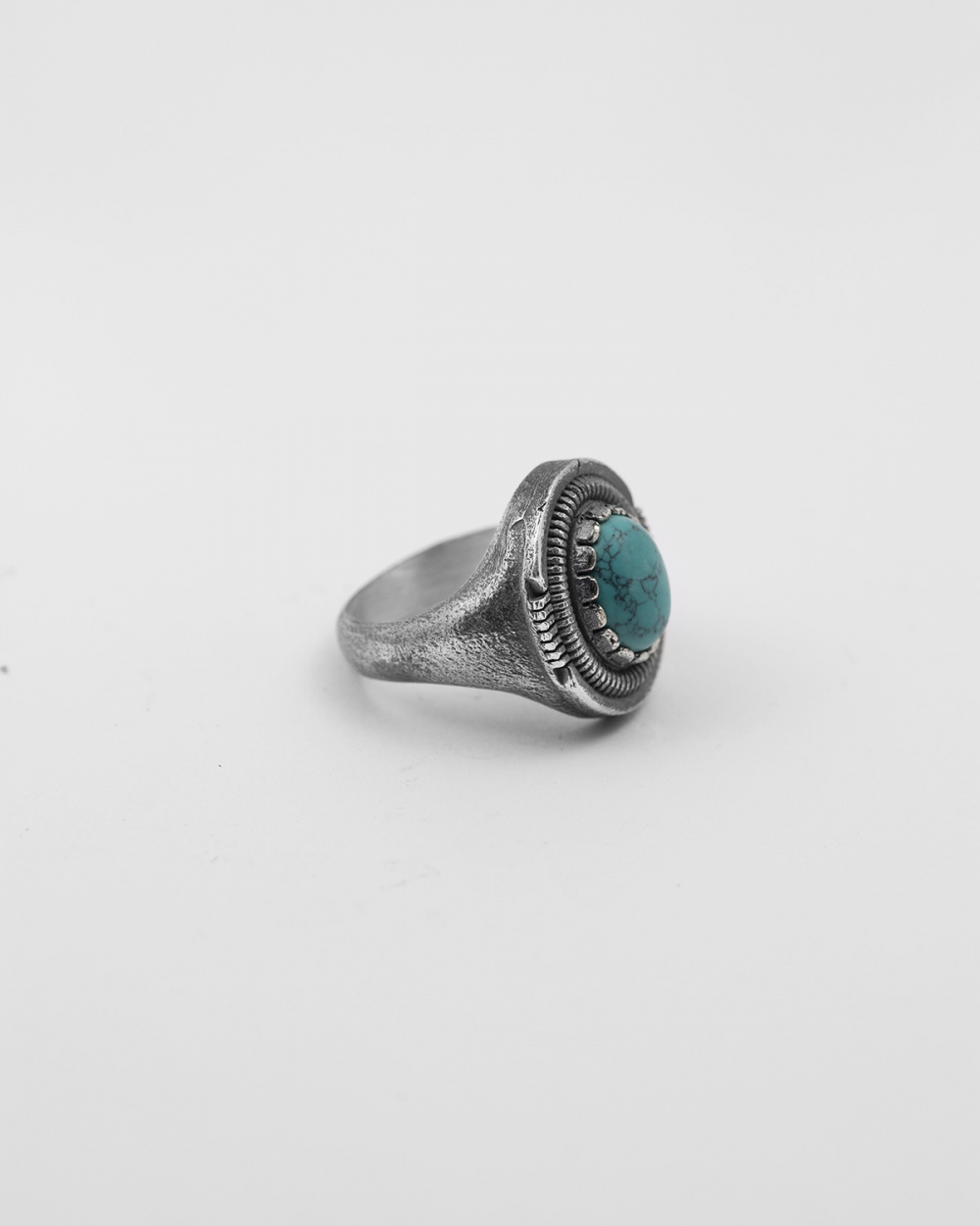 Nove25 ANELLO CHEVALIER SCUDO OVALE TURCHESE Italia