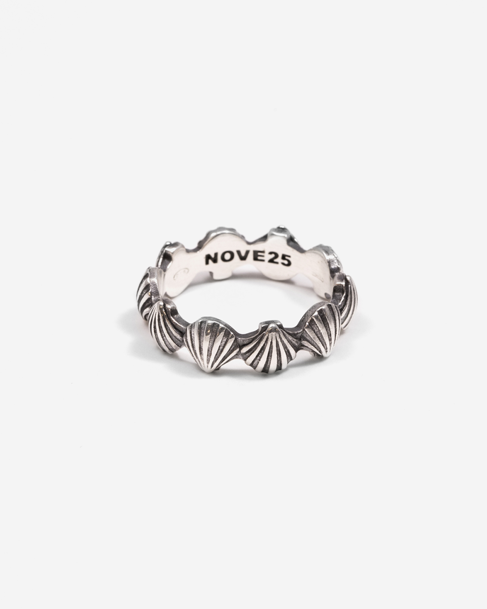 Nove25 ANELLO FEDE VENUS CON CONCHIGLIE IN ARGENTO In Linea